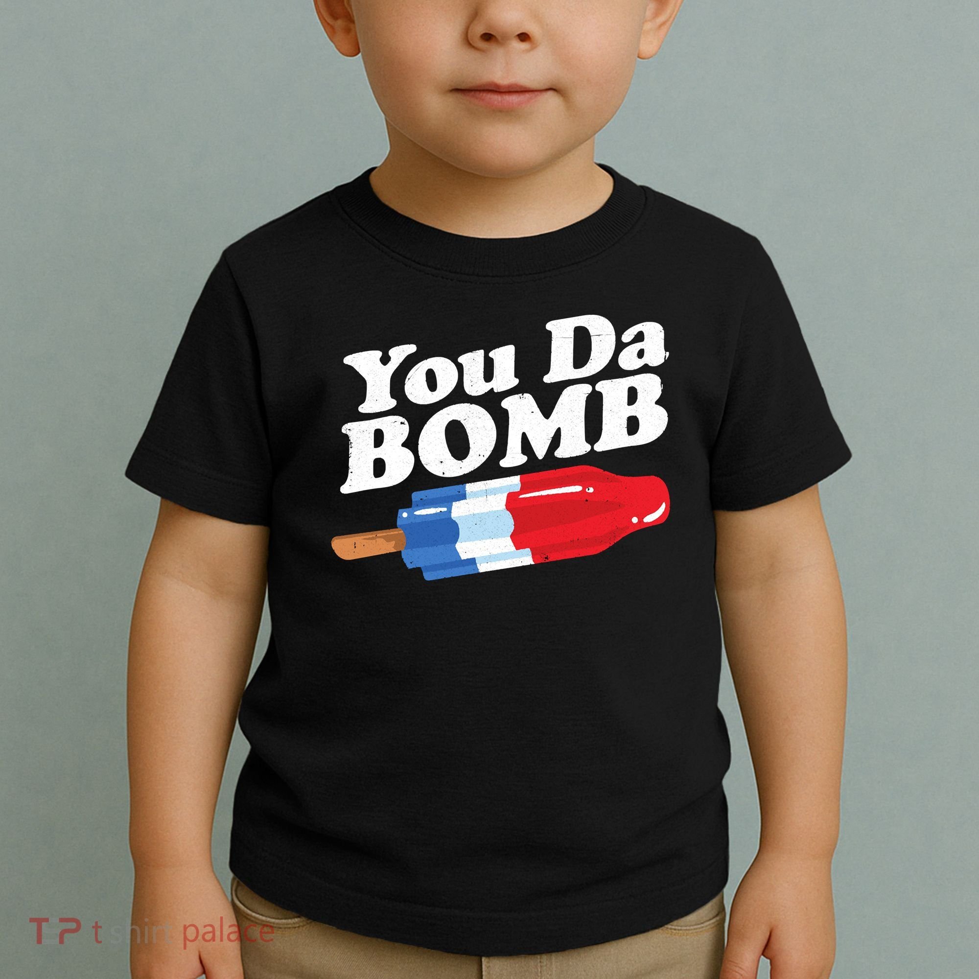 Funny Summer Popsicle Pop Retro You Da Bomb 80's Gift Toddler T-Shirt