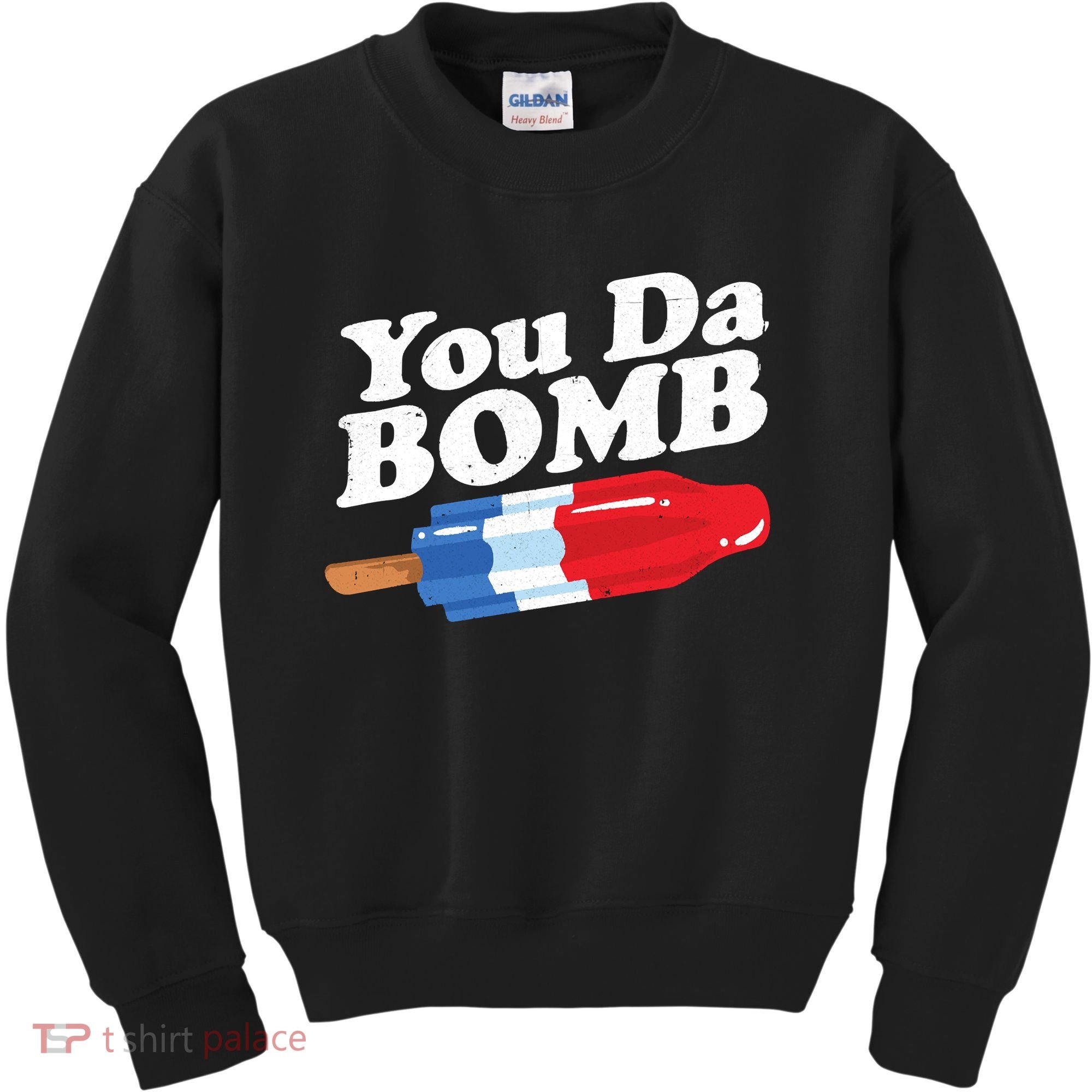 Funny Summer Popsicle Pop Retro You Da Bomb 80's Gift Kids Sweatshirt