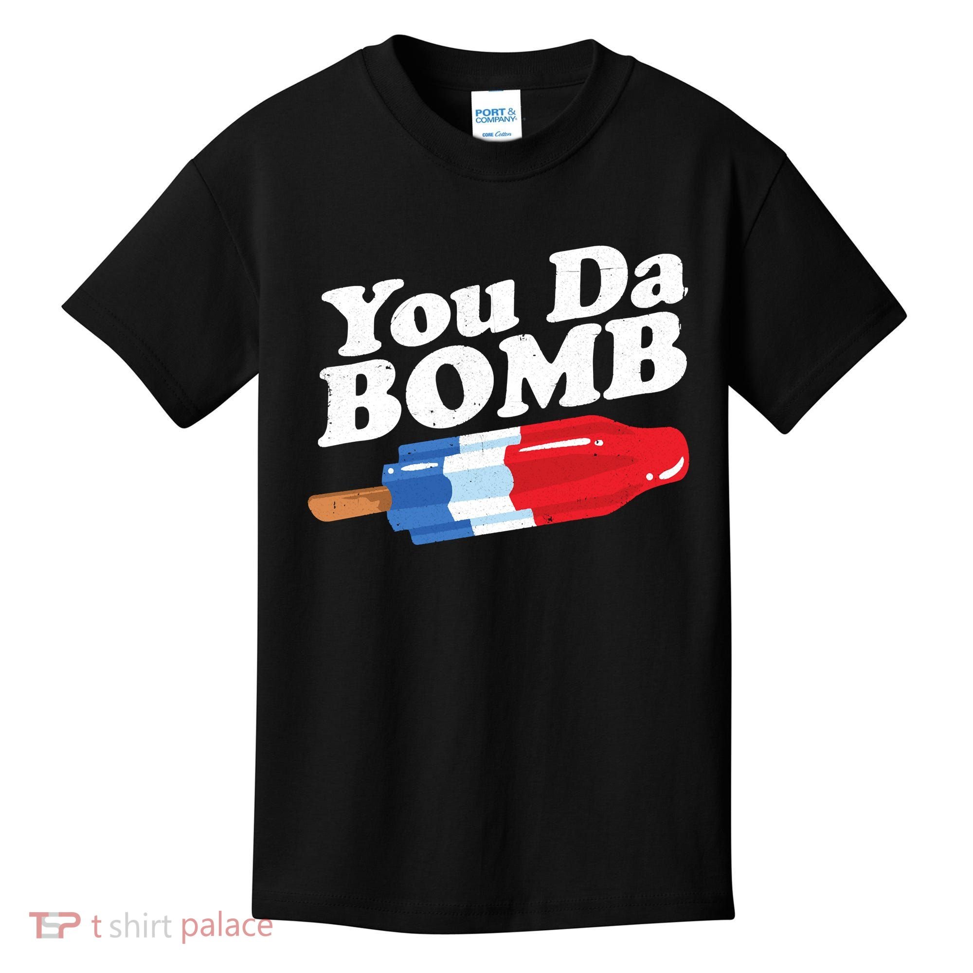 Funny Summer Popsicle Pop Retro You Da Bomb 80's Gift Kids T-Shirt