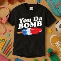 Funny Summer Popsicle Pop Retro You Da Bomb 80's Gift Kids T-Shirt thumb 3