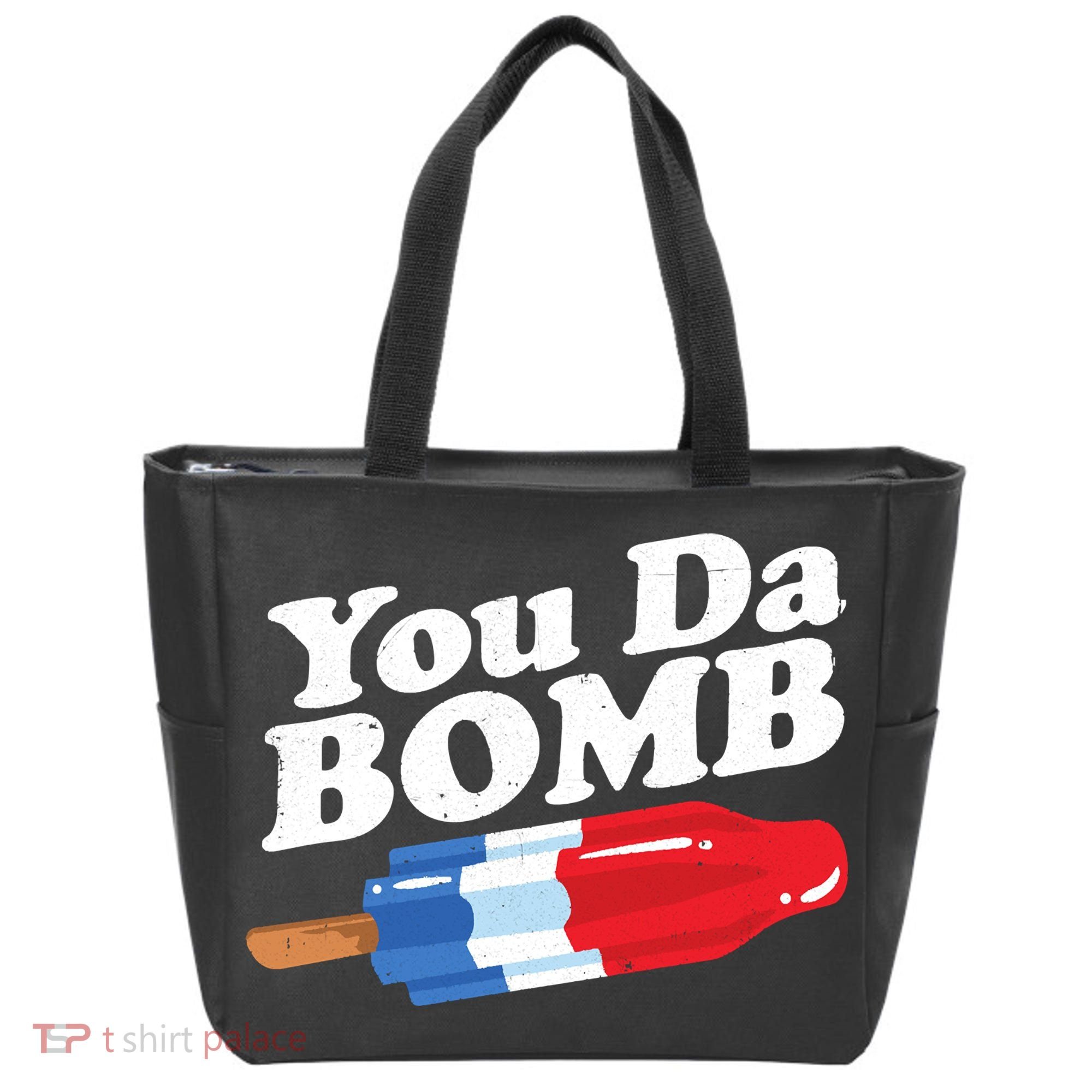 Funny Summer Popsicle Pop Retro You Da Bomb 80's Gift Tote Bag