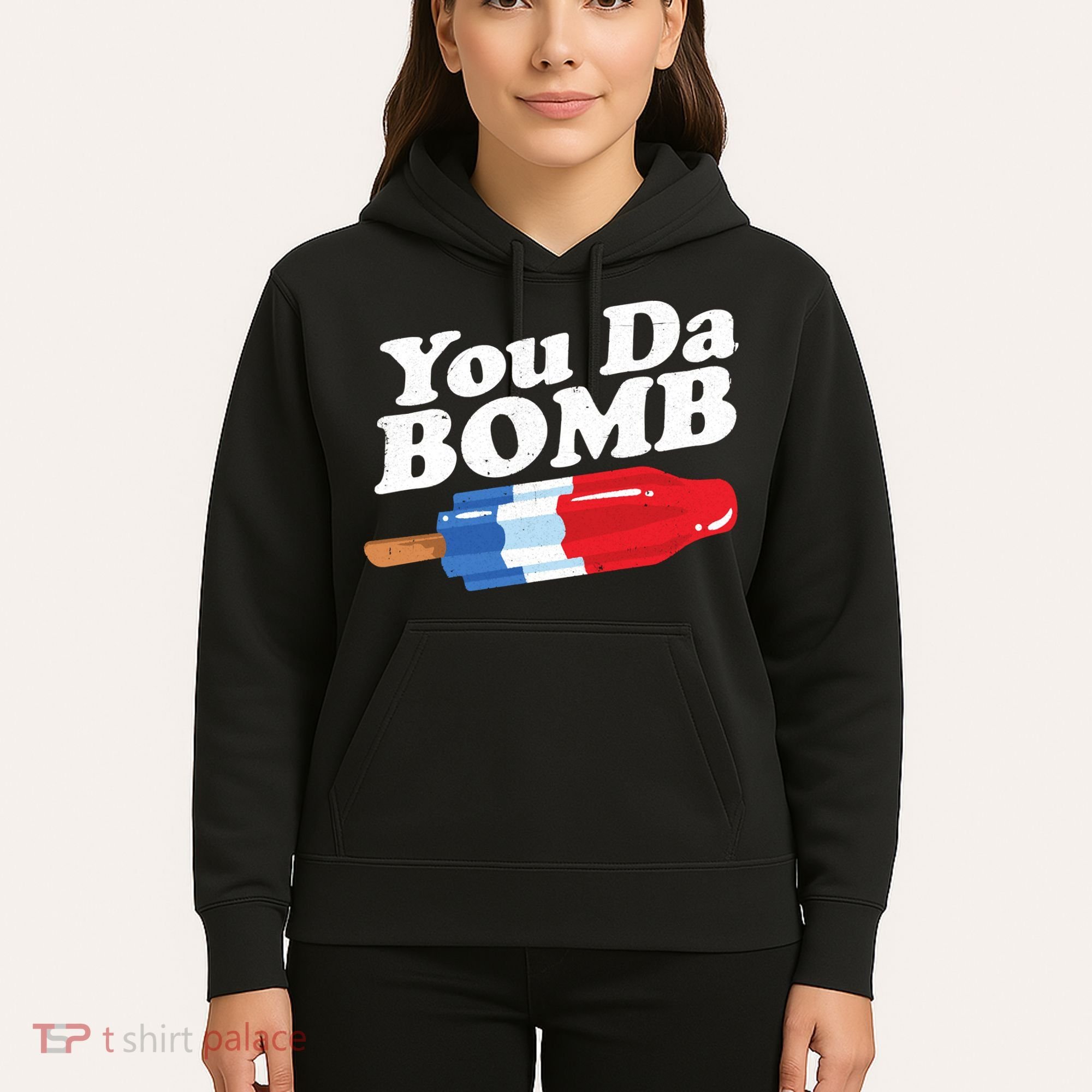 Funny Summer Popsicle Pop Retro You Da Bomb 80's Gift Hoodie