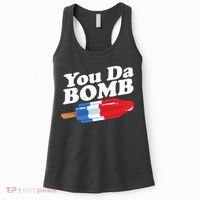 Funny Summer Popsicle Pop Retro You Da Bomb 80's Gift Women's Tank Top thumb 0