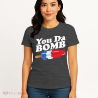 Funny Summer Popsicle Pop Retro You Da Bomb 80's Gift Women's T-Shirt thumb 4