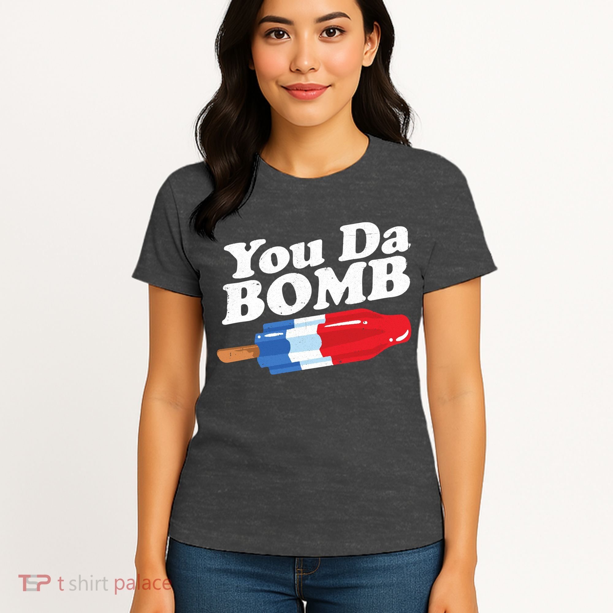 Funny Summer Popsicle Pop Retro You Da Bomb 80's Gift Women's T-Shirt