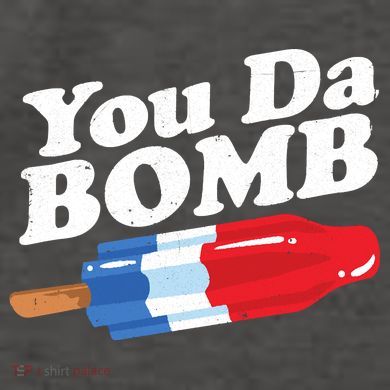 Funny Summer Popsicle Pop Retro You Da Bomb 80's Gift Women's T-Shirt
