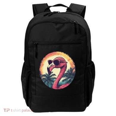 Flamingo Sunglasses Palm Tree Beach Gift Backpack