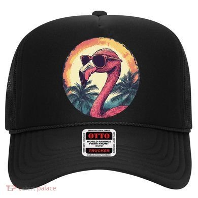 Flamingo Sunglasses Palm Tree Beach Gift Hat