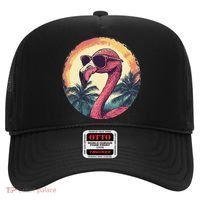 Flamingo Sunglasses Palm Tree Beach Gift Hat thumb 0