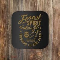 Forest Spirit Professional Hunting Club Tomorrow I'll Hunt Again Coaster thumb 0