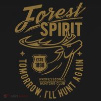 Forest Spirit Professional Hunting Club Tomorrow I'll Hunt Again Toddler Hoodie thumb 2