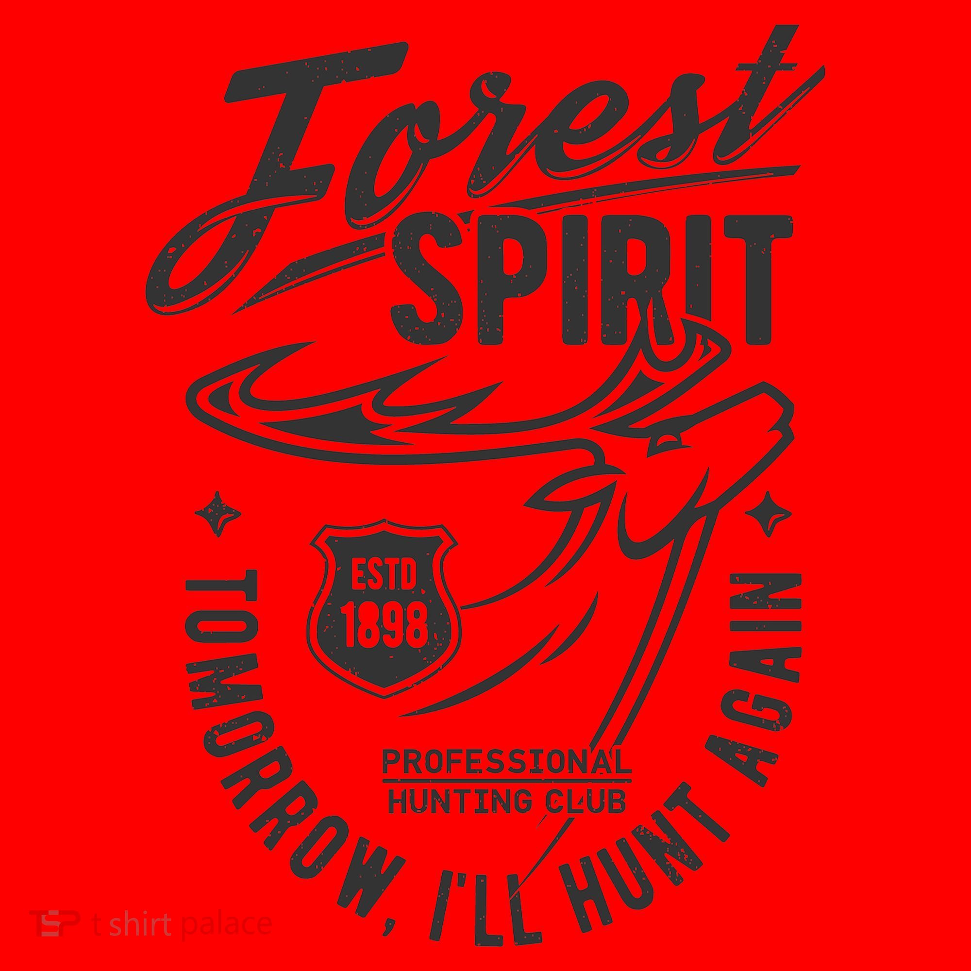 Forest Spirit Professional Hunting Club Tomorrow I'll Hunt Again Santa Hat