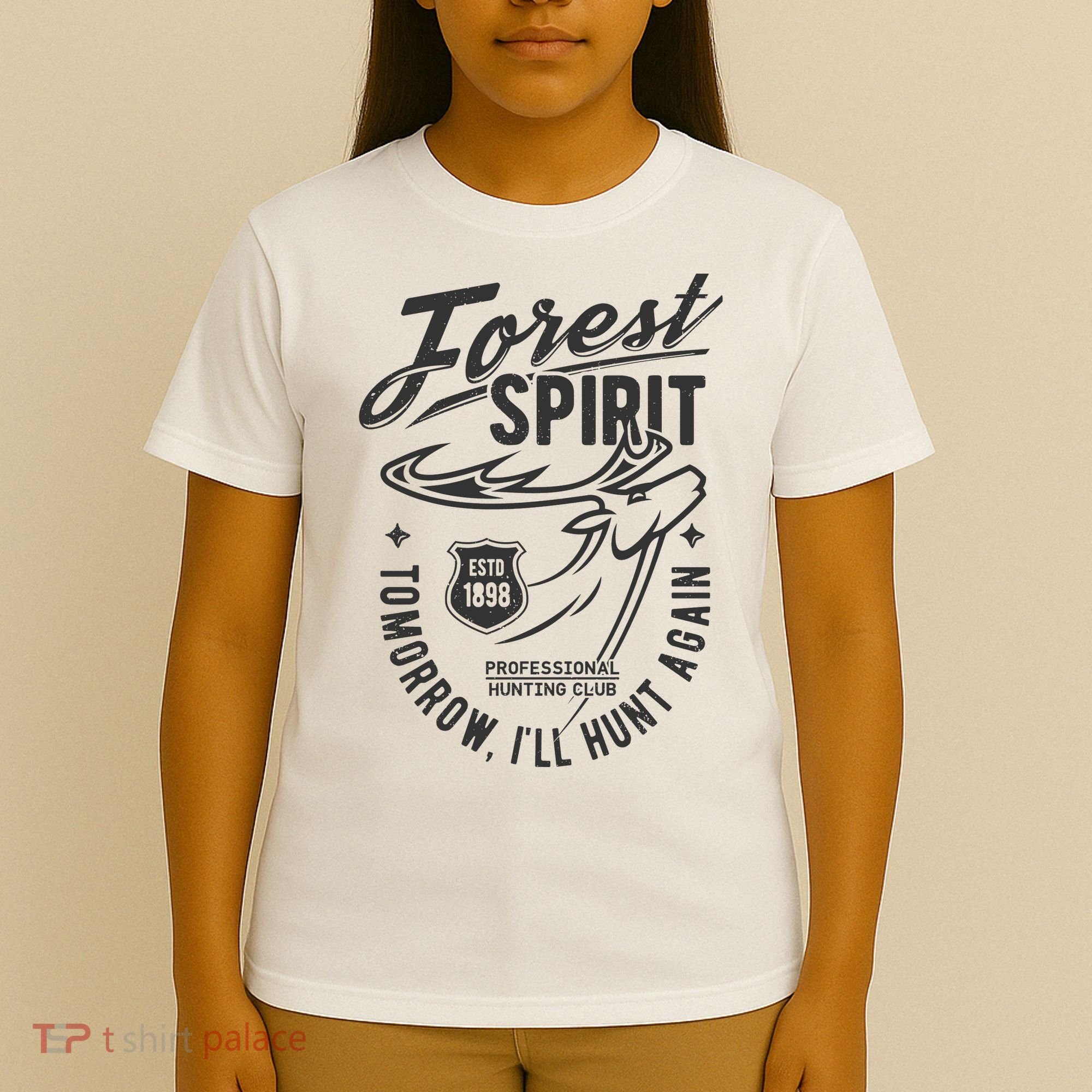 Forest Spirit Professional Hunting Club Tomorrow I'll Hunt Again T-Shirt