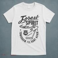 Forest Spirit Professional Hunting Club Tomorrow I'll Hunt Again T-Shirt thumb 5