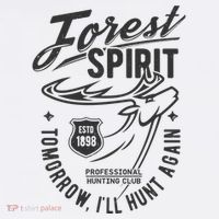 Forest Spirit Professional Hunting Club Tomorrow I'll Hunt Again Ornament thumb 1