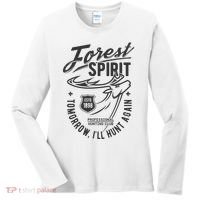 Forest Spirit Professional Hunting Club Tomorrow I'll Hunt Again Women's Long Sleeve Shirt thumb 0