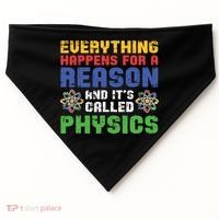 Funny Scientist Physics Teacher Science Physicist Physics Gift USA-Made Doggie Bandana thumb 0