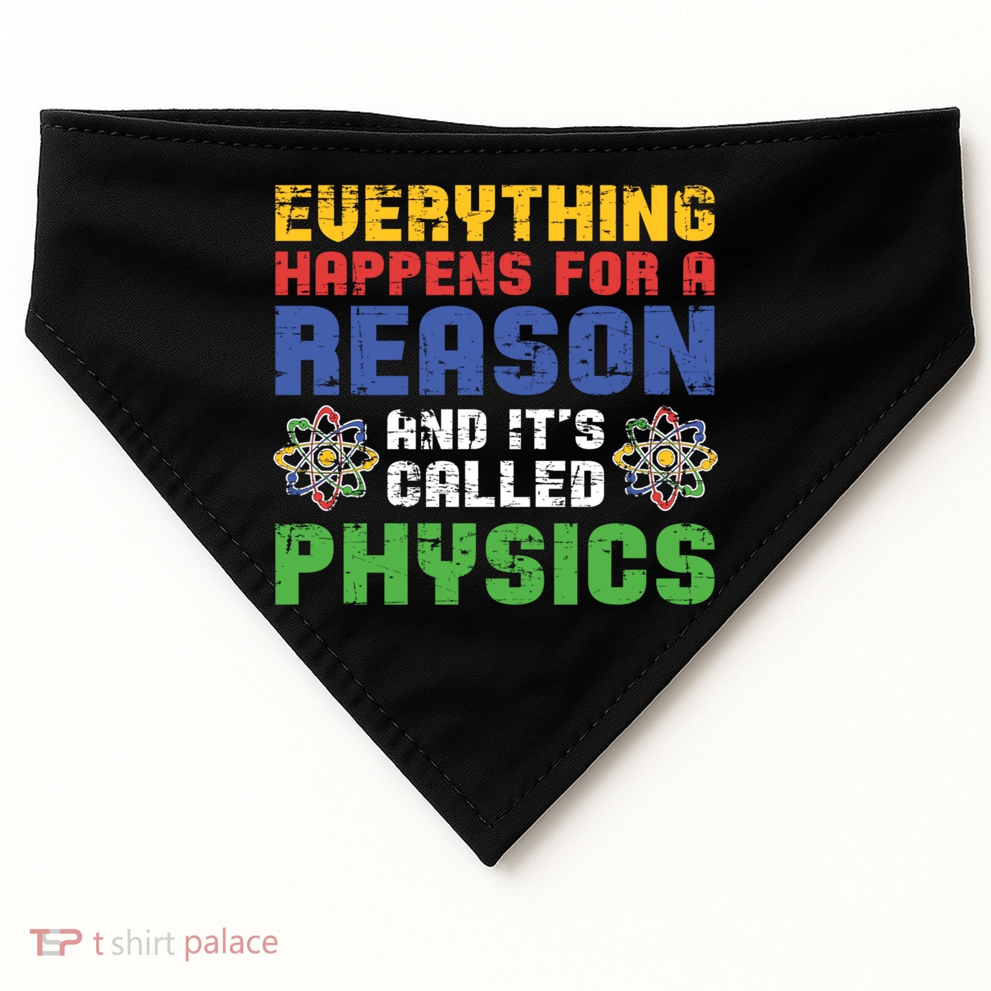 Funny Scientist Physics Teacher Science Physicist Physics Gift USA-Made Doggie Bandana