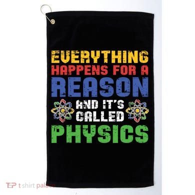 Funny Scientist Physics Teacher Science Physicist Physics Gift Golf Towel