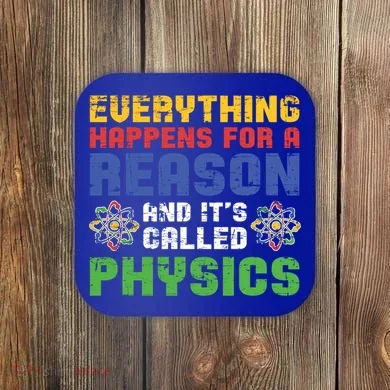 Funny Scientist Physics Teacher Science Physicist Physics Gift Coaster