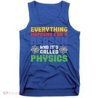 Funny Scientist Physics Teacher Science Physicist Physics Gift Tank Top thumb 0