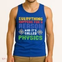 Funny Scientist Physics Teacher Science Physicist Physics Gift Tank Top thumb 3