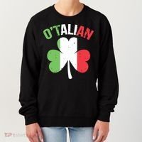 Funny Saint Patricks Day Irish Italian Otalian Women's Sweatshirt thumb 0
