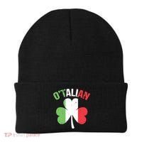 Funny Saint Patricks Day Irish Italian Otalian Beanie thumb 0