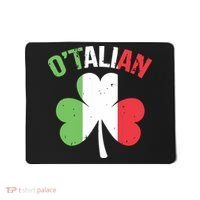 Funny Saint Patricks Day Irish Italian Otalian Mousepad thumb 0