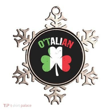 Funny Saint Patricks Day Irish Italian Otalian Ornament