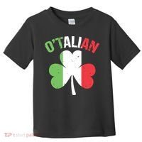 Funny Saint Patricks Day Irish Italian Otalian Toddler T-Shirt thumb 0