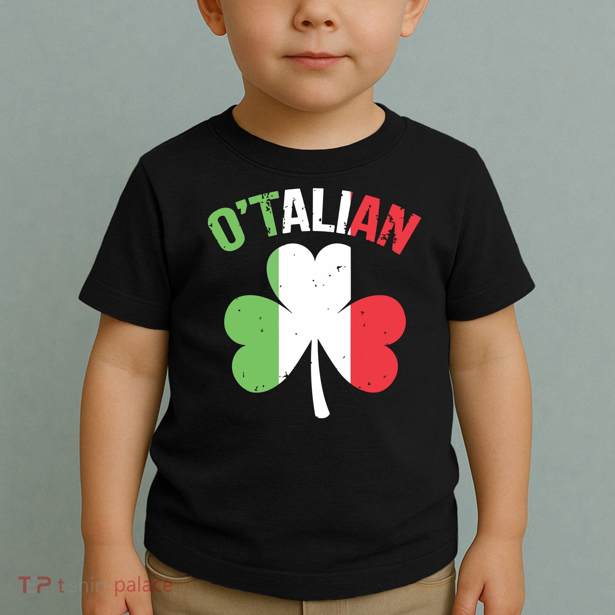 Funny Saint Patricks Day Irish Italian Otalian Toddler T-Shirt