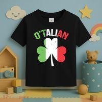 Funny Saint Patricks Day Irish Italian Otalian Toddler T-Shirt thumb 3