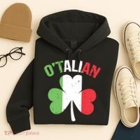Funny Saint Patricks Day Irish Italian Otalian Hoodie thumb 4