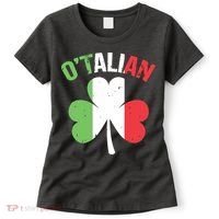 Funny Saint Patricks Day Irish Italian Otalian Women's T-Shirt thumb 0