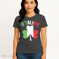 Funny Saint Patricks Day Irish Italian Otalian Women's T-Shirt thumb 4