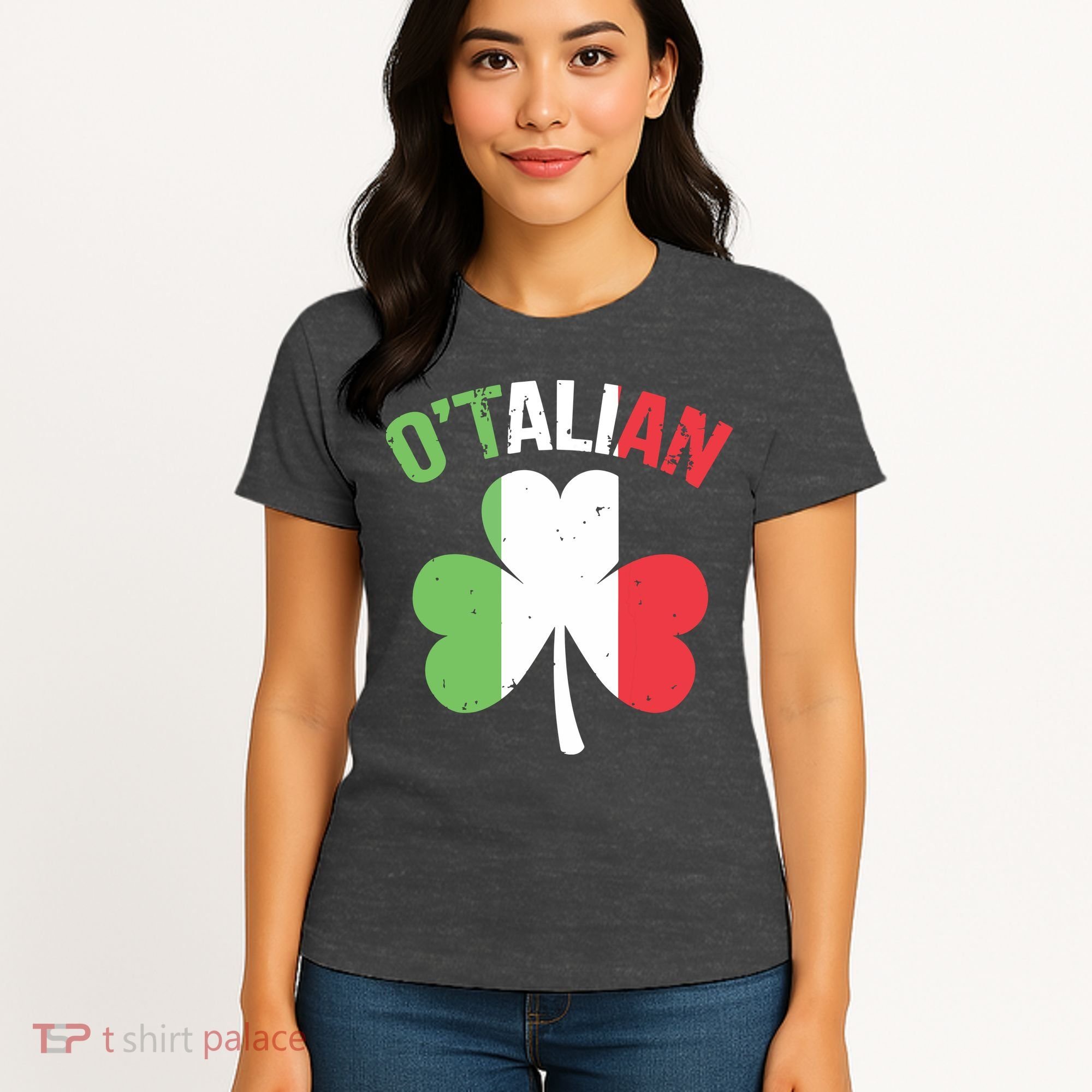 Funny Saint Patricks Day Irish Italian Otalian Women's T-Shirt