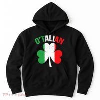 Funny Saint Patricks Day Irish Italian O'talian Hoodie thumb 0