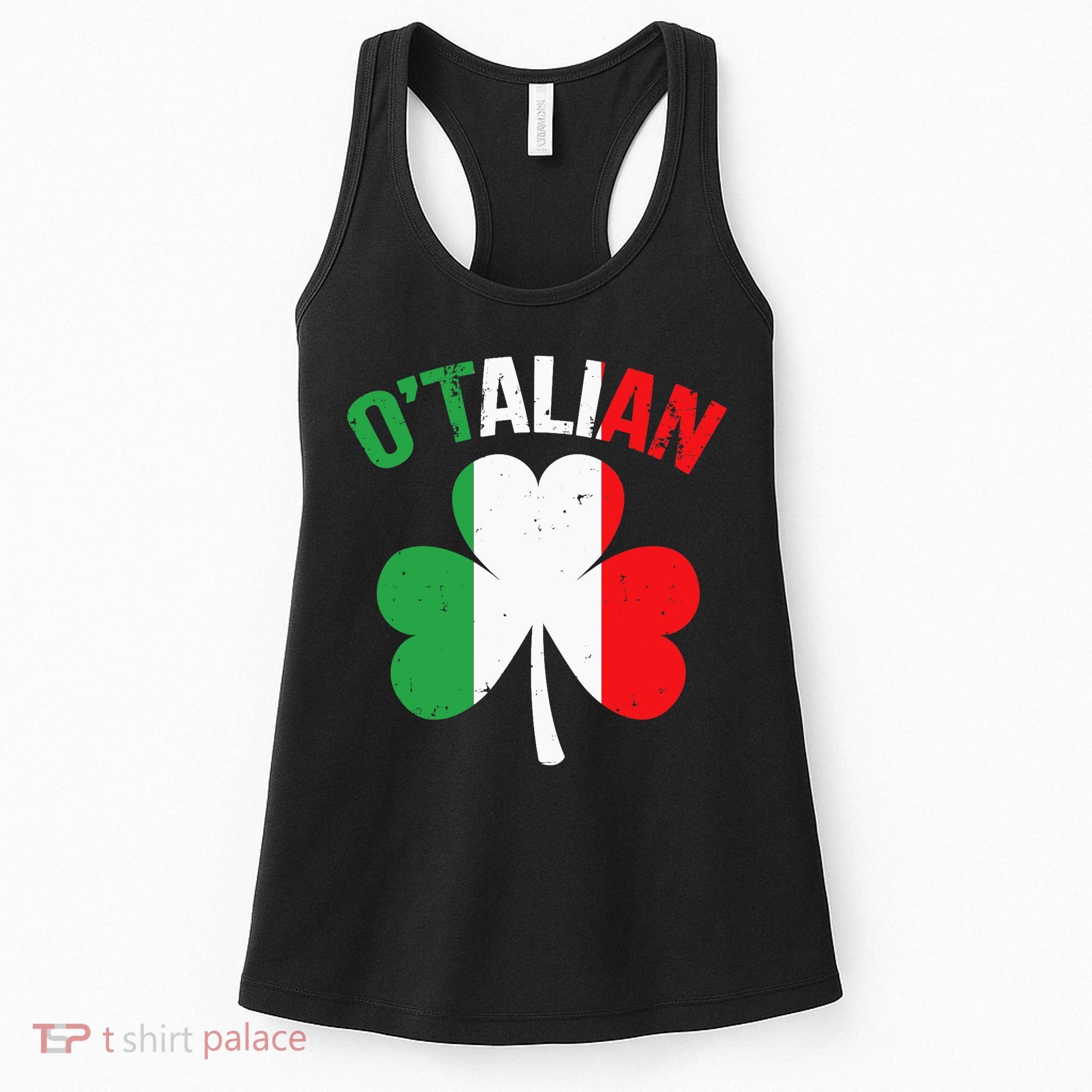 Funny Saint Patricks Day Irish Italian O'talian Women's Tank Top