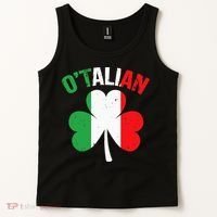 Funny Saint Patricks Day Irish Italian O'talian Tank Top thumb 2