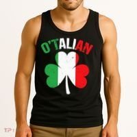 Funny Saint Patricks Day Irish Italian O'talian Tank Top thumb 3