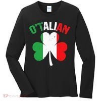 Funny Saint Patricks Day Irish Italian O'talian Women's Long Sleeve Shirt thumb 0