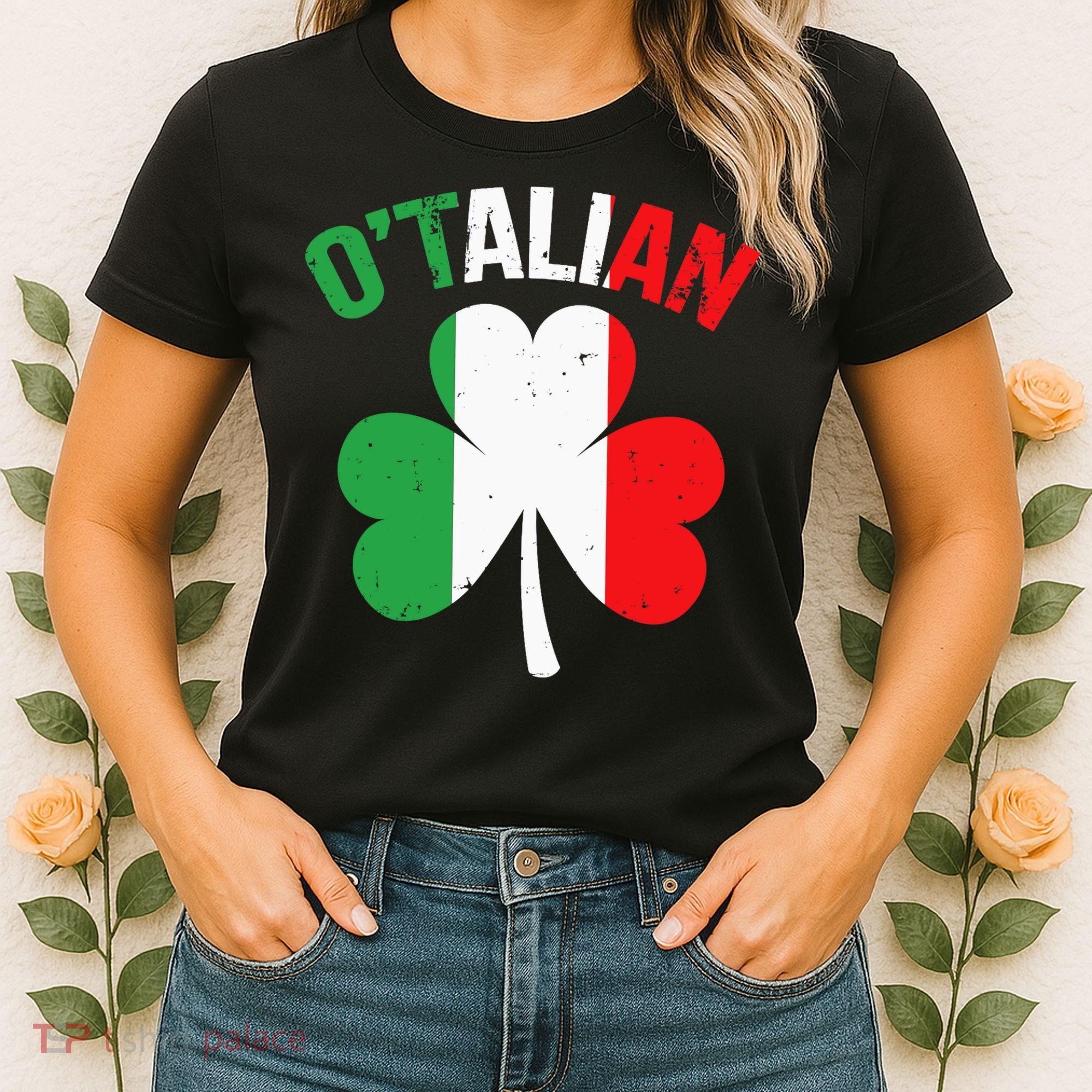Funny Saint Patricks Day Irish Italian O'talian Women's T-Shirt