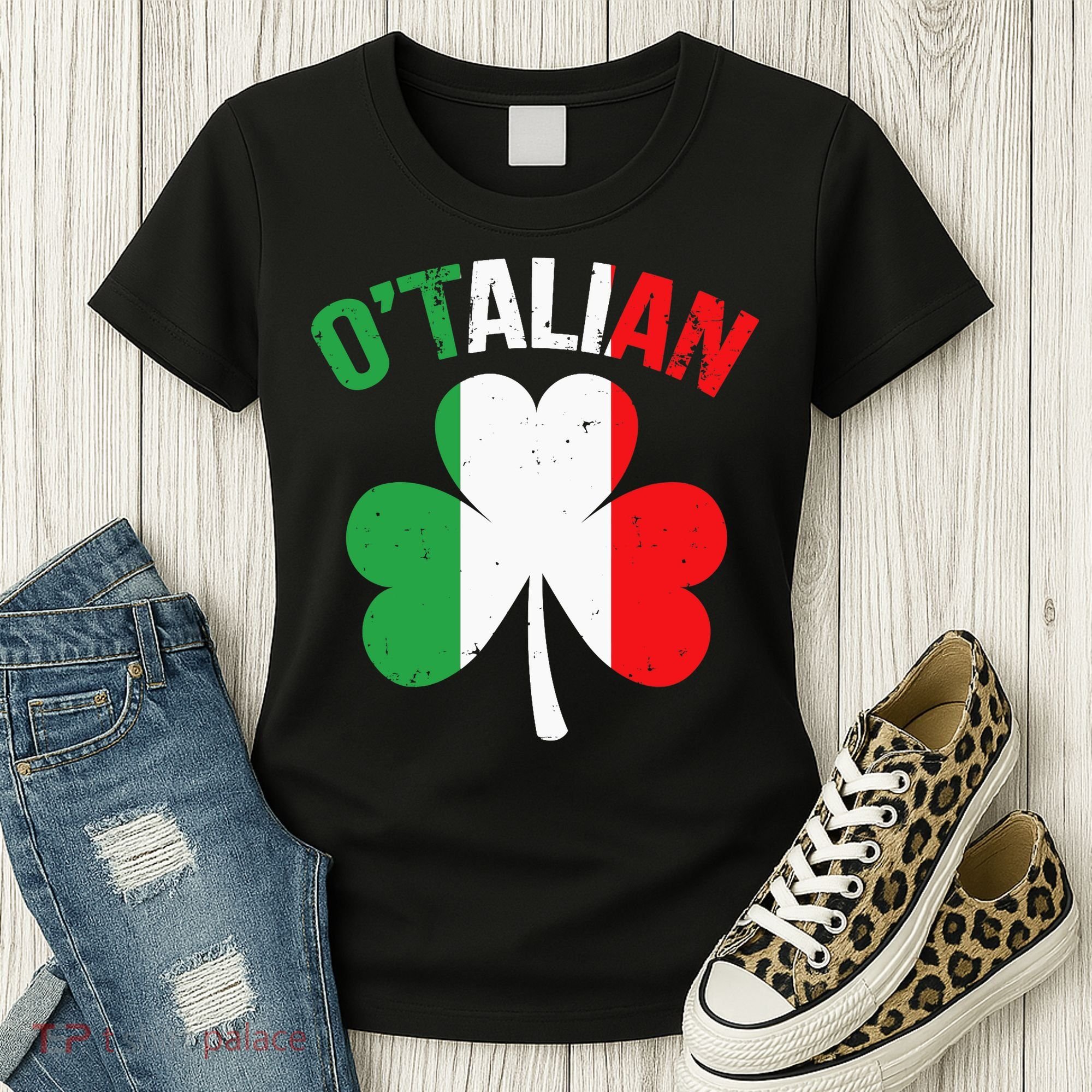 Funny Saint Patricks Day Irish Italian O'talian Women's T-Shirt