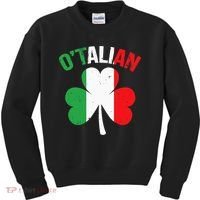 Funny Saint Patricks Day Irish Italian O'talian Kids Sweatshirt thumb 0