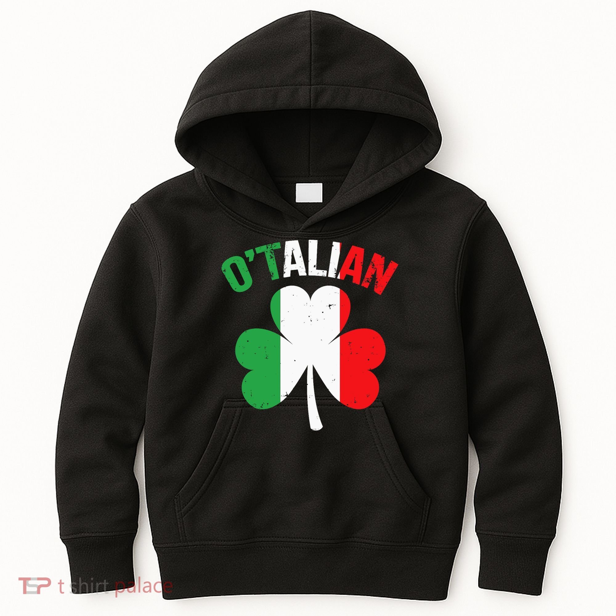 Funny Saint Patricks Day Irish Italian O'talian Kids Hoodie