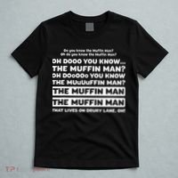 Funny Song Quote Do You Know The Muffin Man T-Shirt thumb 5