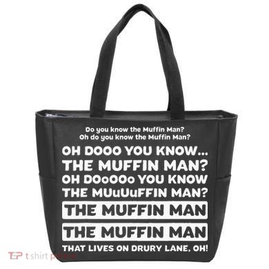 Funny Song Quote Do You Know The Muffin Man Tote Bag