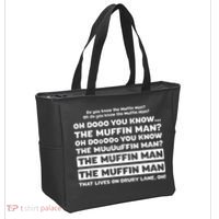 Funny Song Quote Do You Know The Muffin Man Tote Bag thumb 2