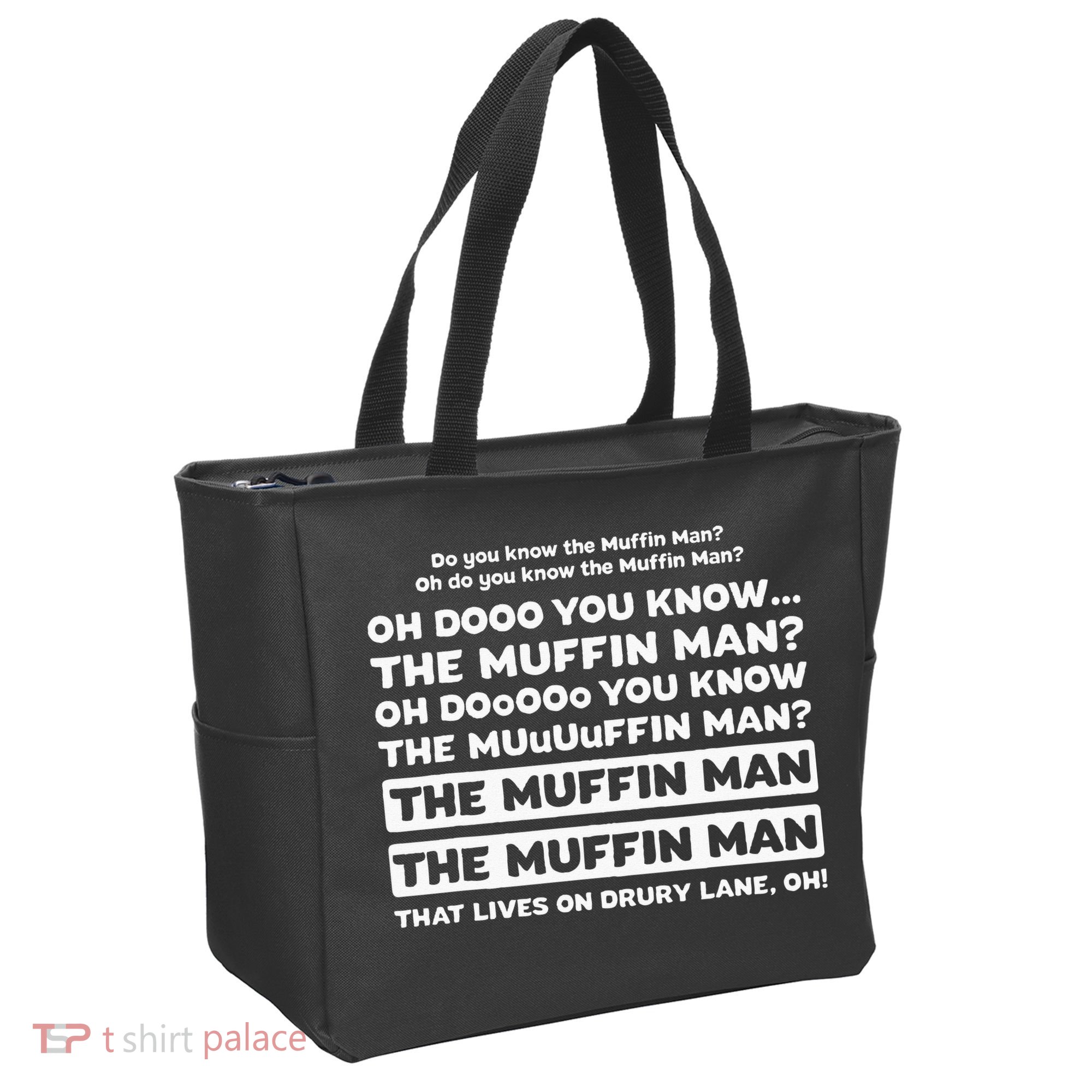 Funny Song Quote Do You Know The Muffin Man Tote Bag